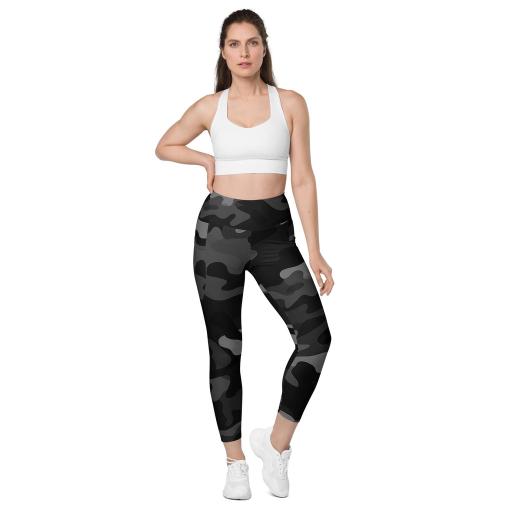 VS Leggings with pockets (Black Cammo) - VeteranShirts