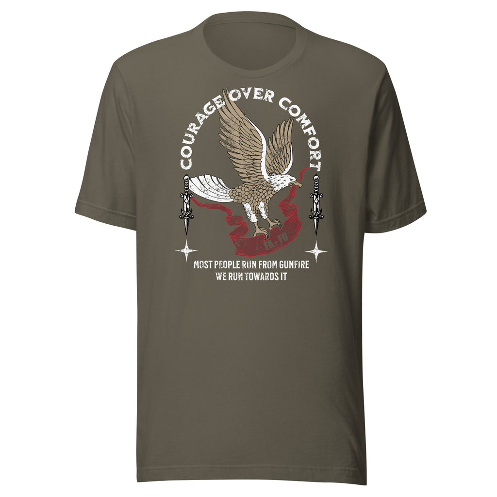 Courage Over Comfort - VeteranShirts