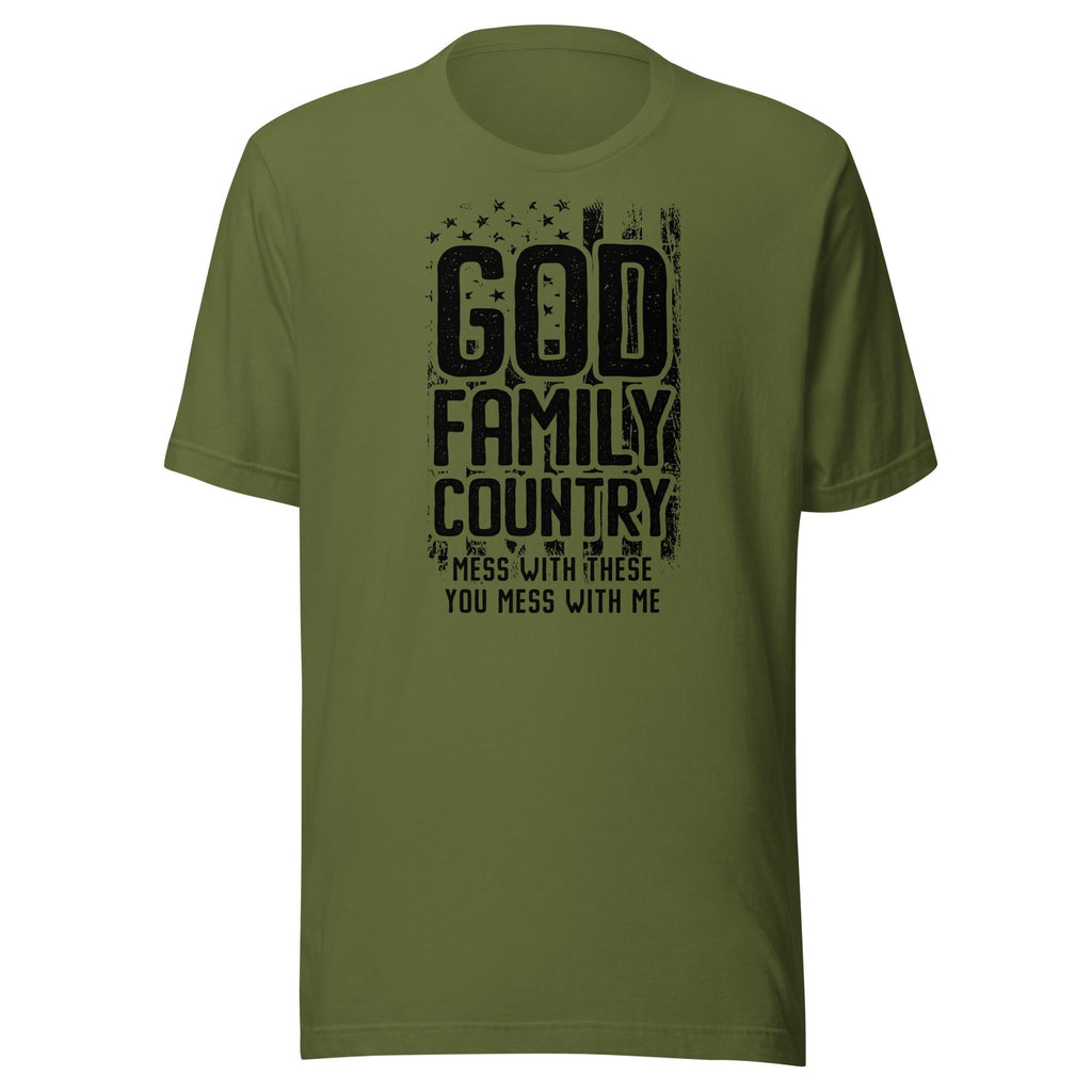 God Family Country - This I Will Defend (Veteran Shirt) - VeteranShirts