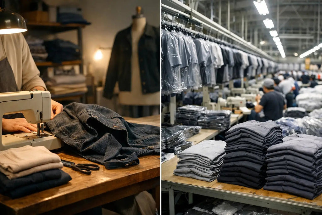 Small Batch vs Mass Produced Apparel - VeteranShirts