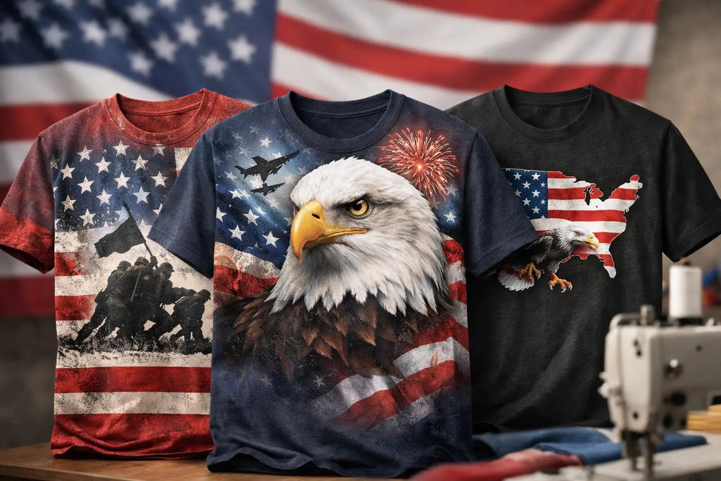 USA Printed Patriotic Shirts That Mean It - VeteranShirts