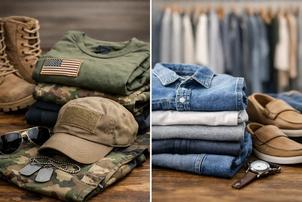Veteran Owned Clothing vs Mall Brands - VeteranShirts