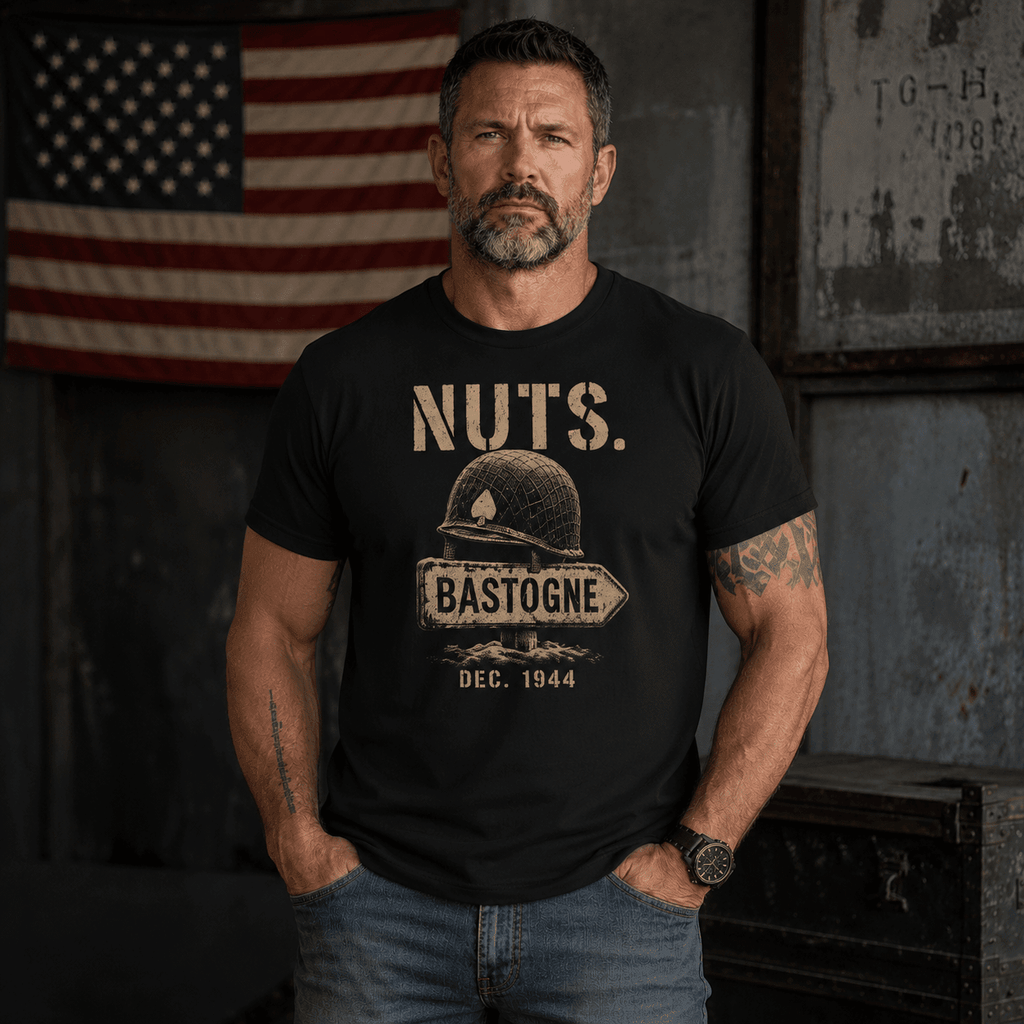 What Did “NUTS!” Mean at Bastogne? The Story Behind the Shirt - VeteranShirts