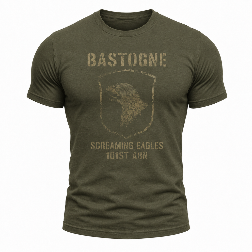 Bastogne Screaming Eagles WW2 Shirt