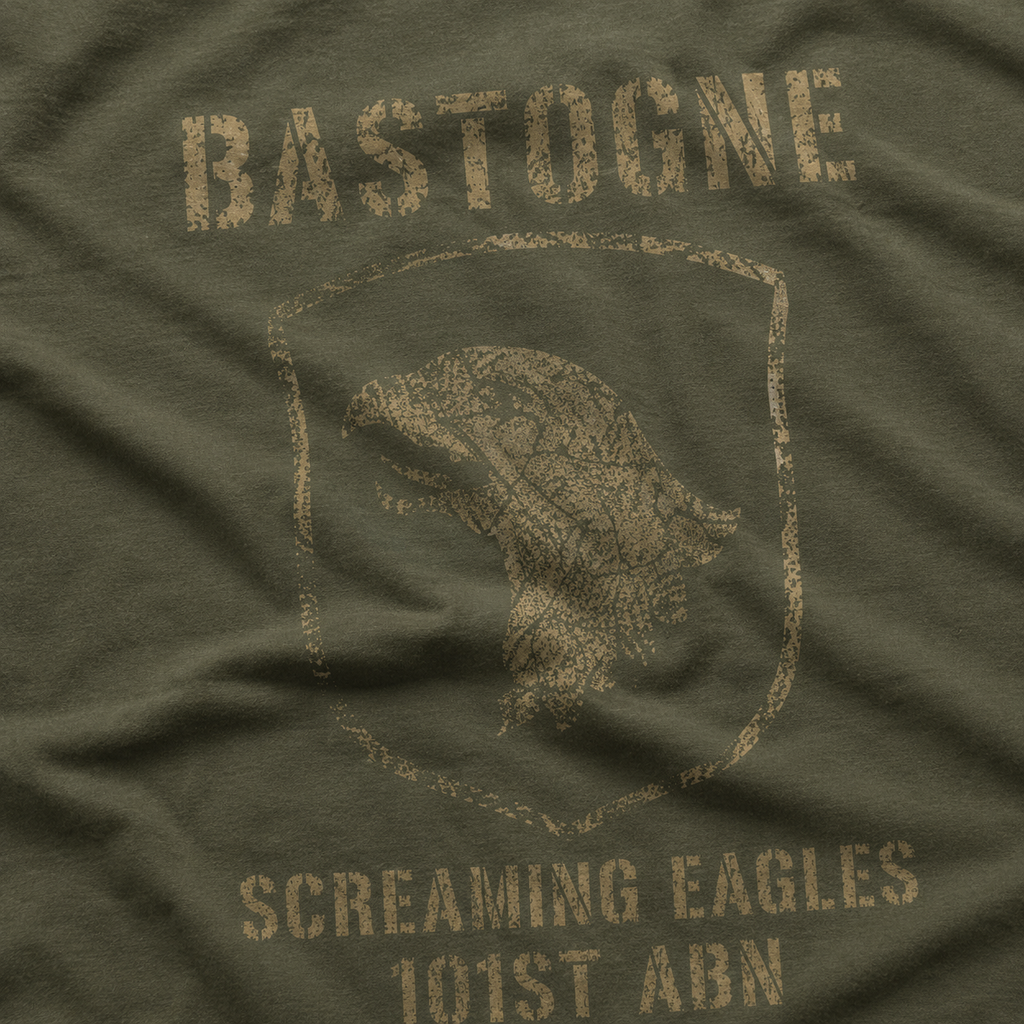 Bastogne Screaming Eagles WW2 Shirt