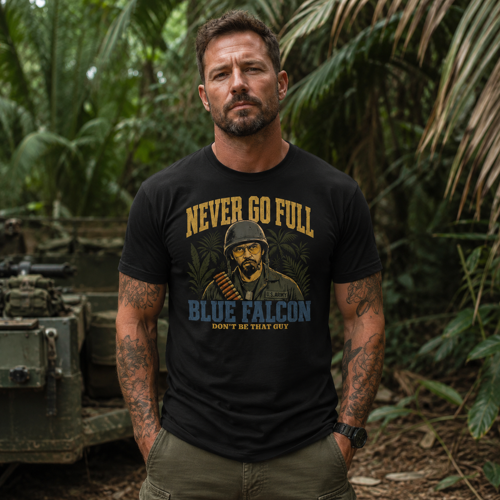 Never Go Full Blue Falcon Shirt