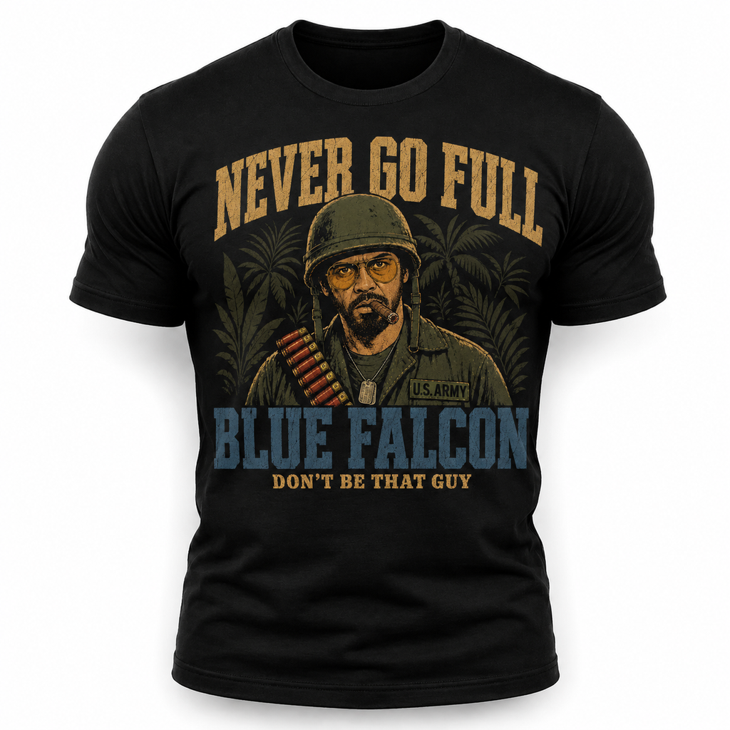 Never Go Full Blue Falcon Shirt