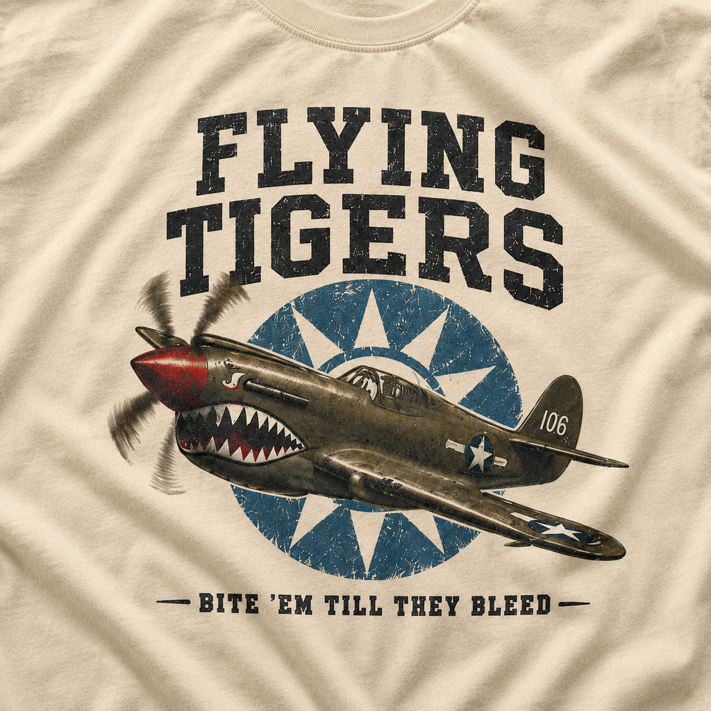 Flying Tigers Airplane Shirt