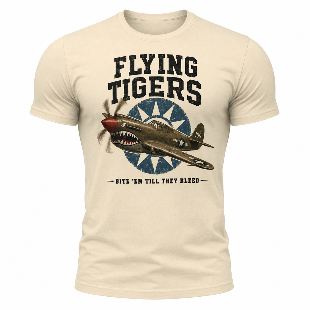 Flying Tigers Airplane Shirt