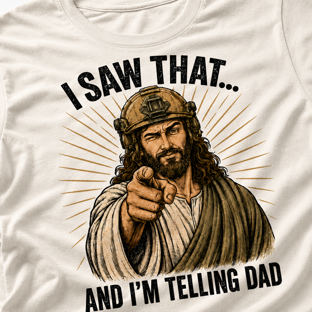 I'm Telling Dad Jesus Shirt