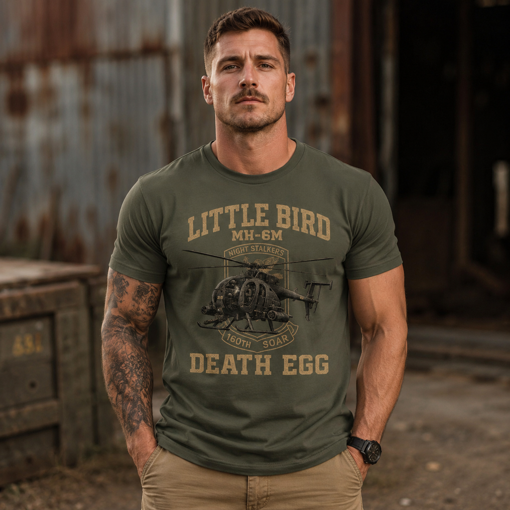 Little Bird MH-6M Death Egg Shirt
