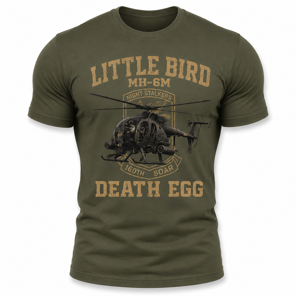 Little Bird MH-6M Death Egg Shirt