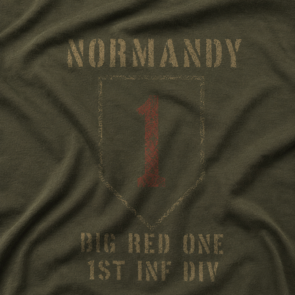 Normandy Big Red One WW2 Shirt