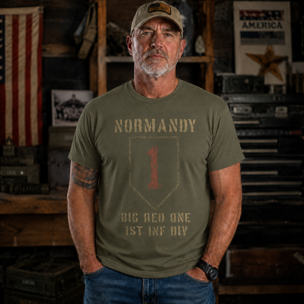 Normandy Big Red One WW2 Shirt