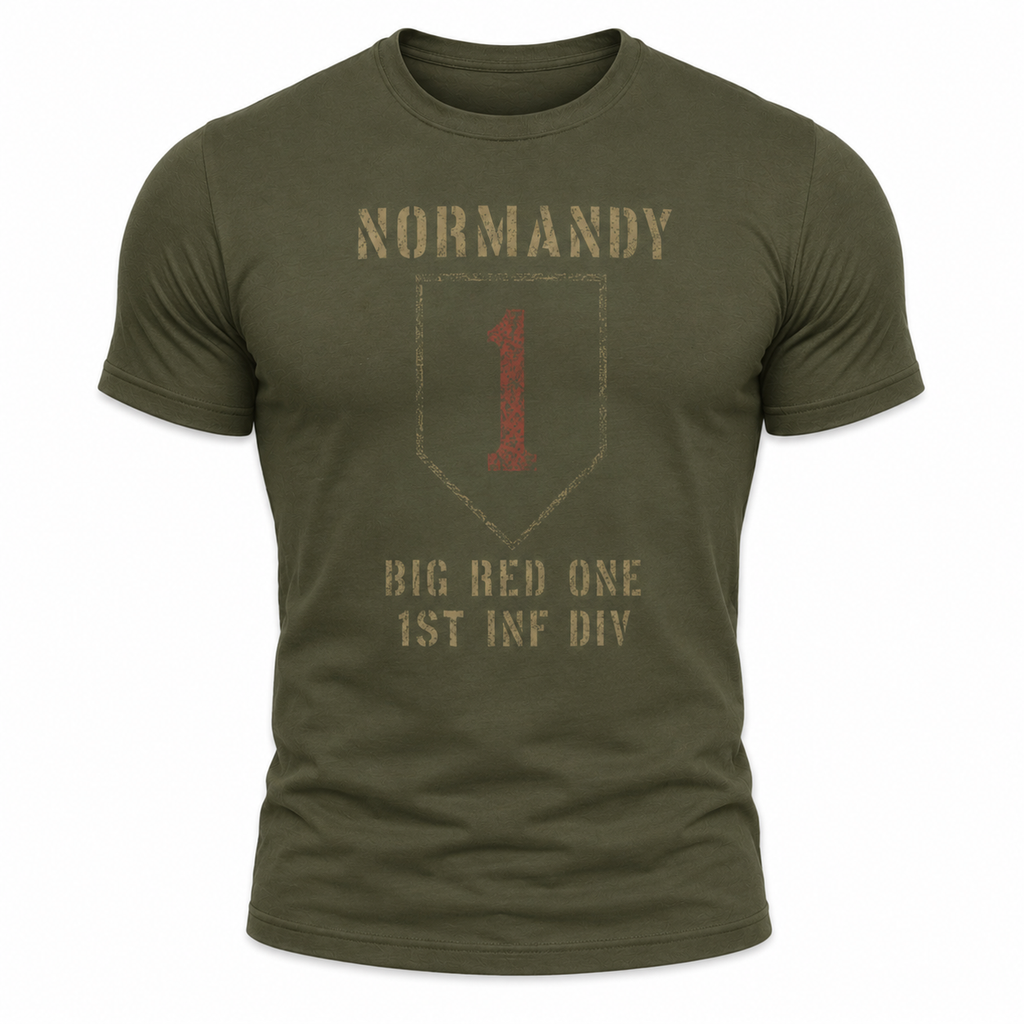Normandy Big Red One WW2 Shirt