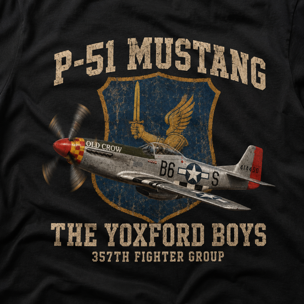 P-51 Mustang Yoxford Boys Shirt