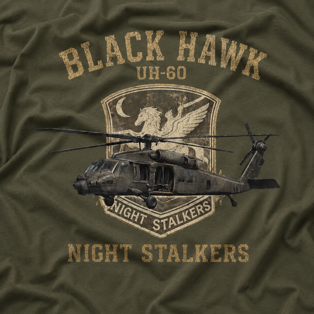 UH-60 Black Hawk Night Stalkers Shirt
