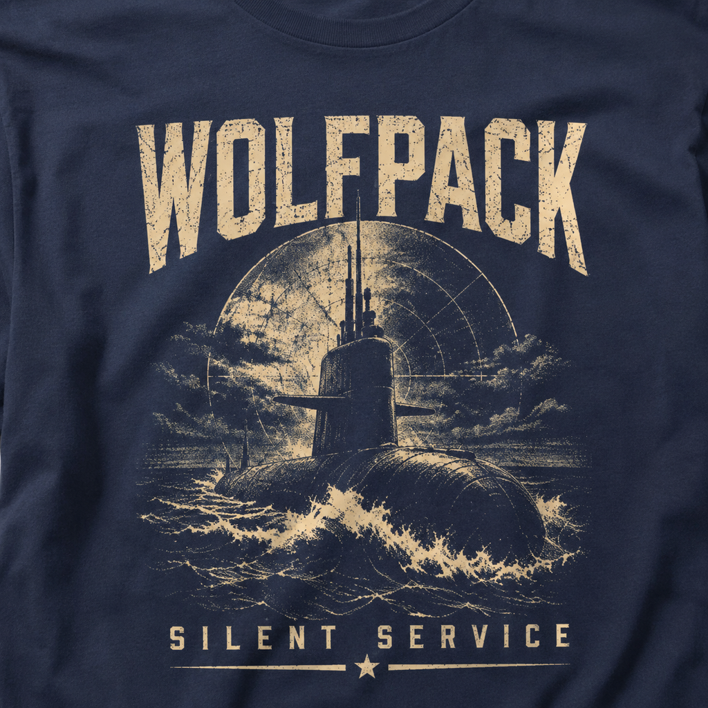 Wolfpack Silent Service Submarine Shirt