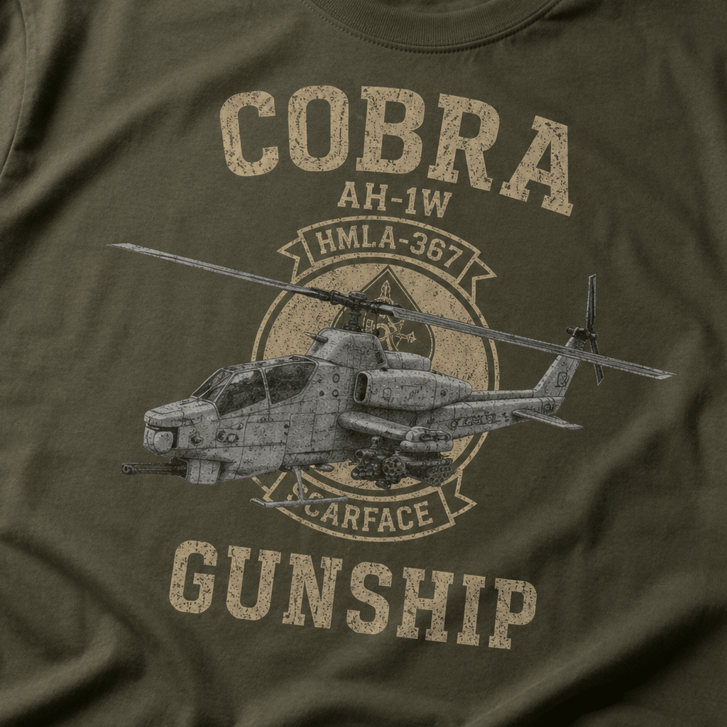 AH-1 Cobra Gunship Shirt - VeteranShirts