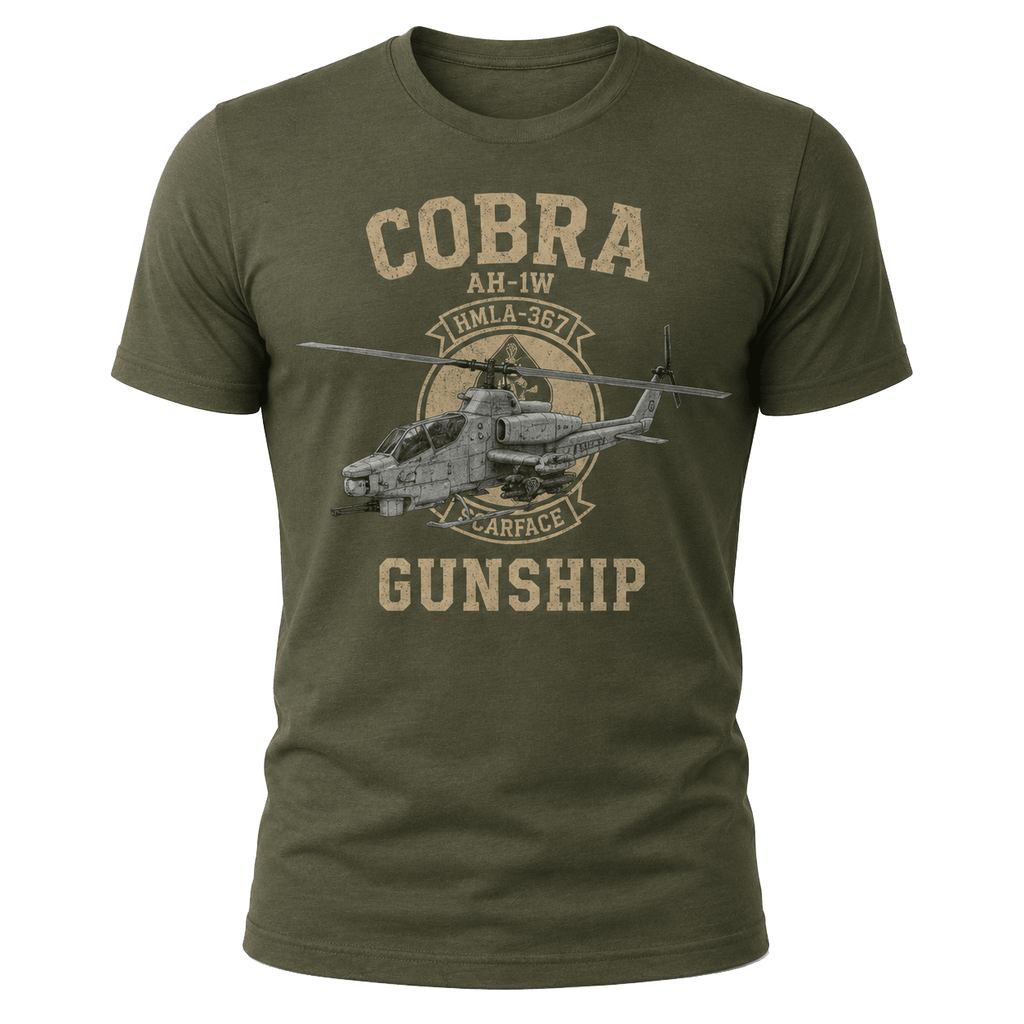 AH-1 Cobra Gunship Shirt - VeteranShirts
