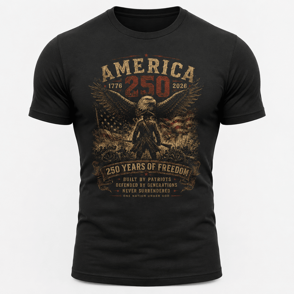America 250 Eagle Tee - VeteranShirts