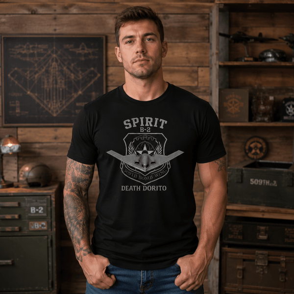 B-2 Spirit Death Dorito Shirt - VeteranShirts
