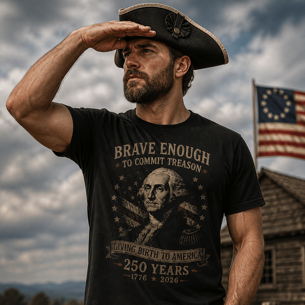 Brave Enough For Treason Tee - VeteranShirts