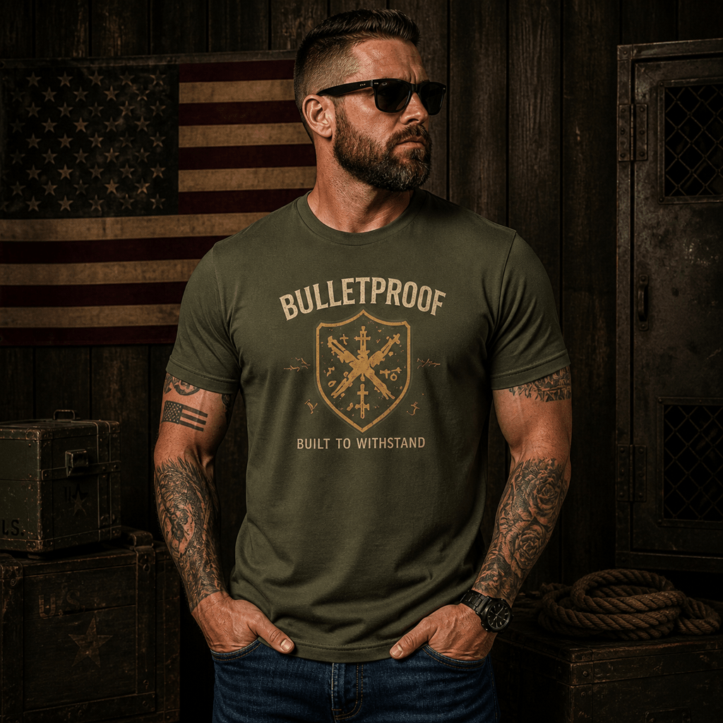Bulletproof Shield Tee - VeteranShirts