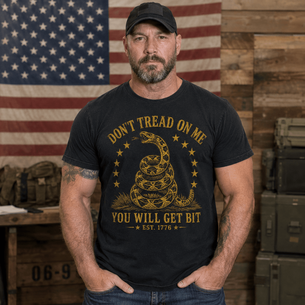 Don’t Tread On Me - You Will Get Bit Shirt - VeteranShirts