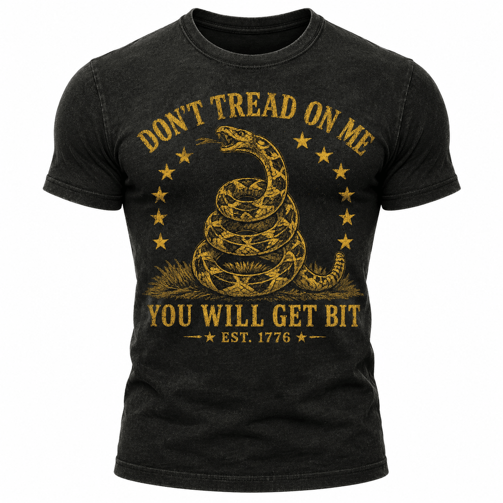 Don’t Tread On Me - You Will Get Bit Shirt - VeteranShirts