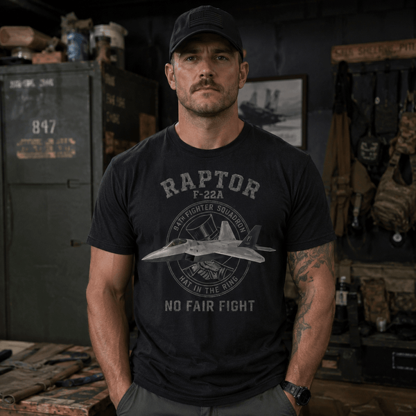 F-22A Raptor No Fair Fight Shirt - VeteranShirts