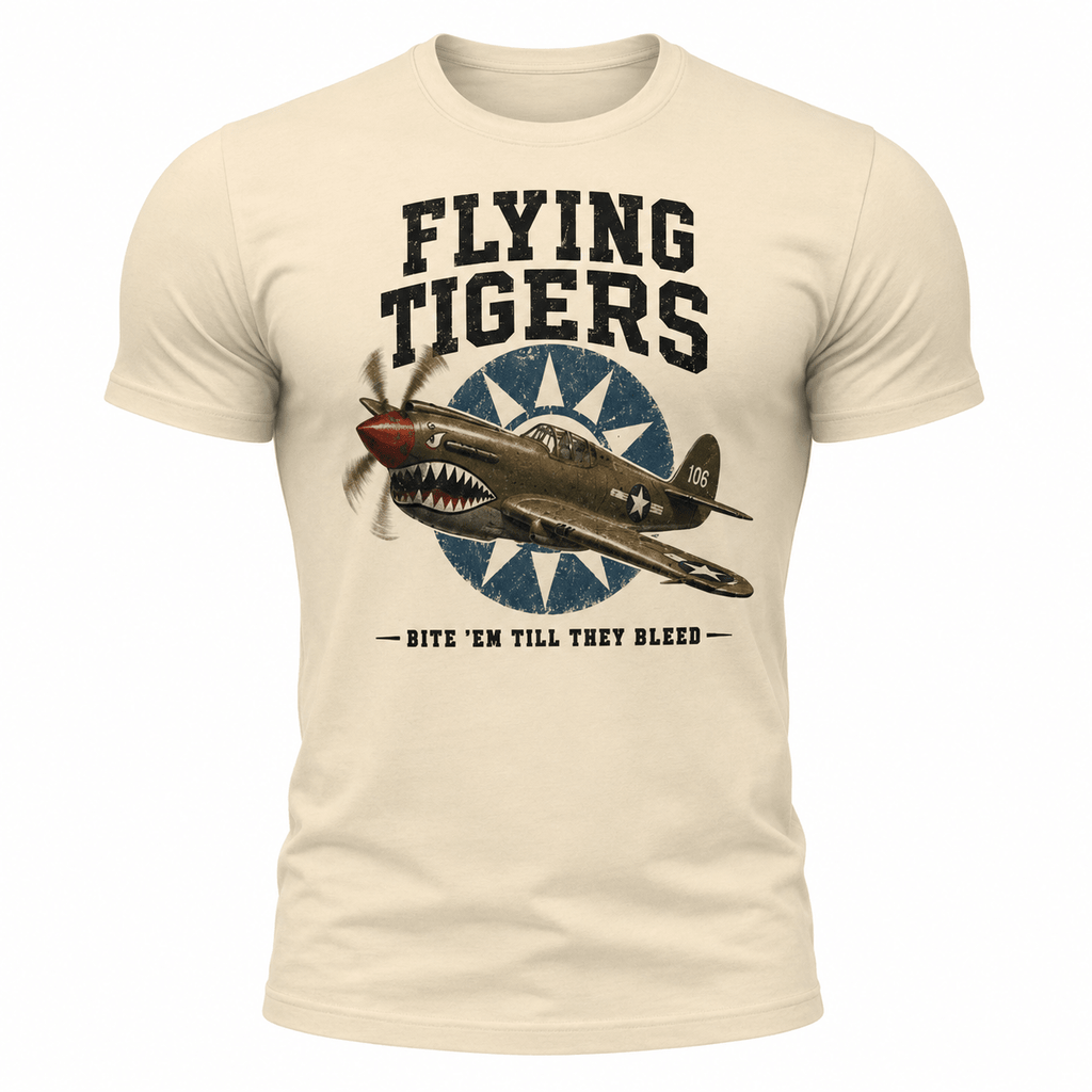 Flying Tigers Airplane Shirt - VeteranShirts