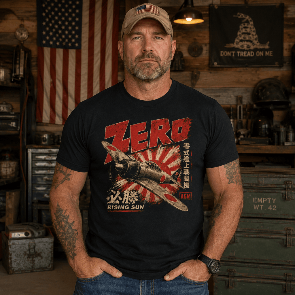 Japanese Zero Rising Sun Shirt - VeteranShirts