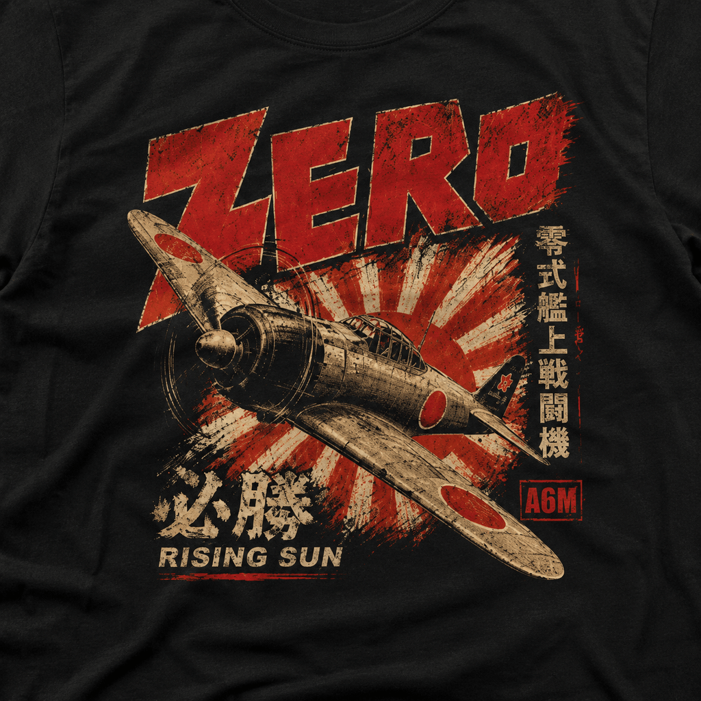 Japanese Zero Rising Sun Shirt - VeteranShirts