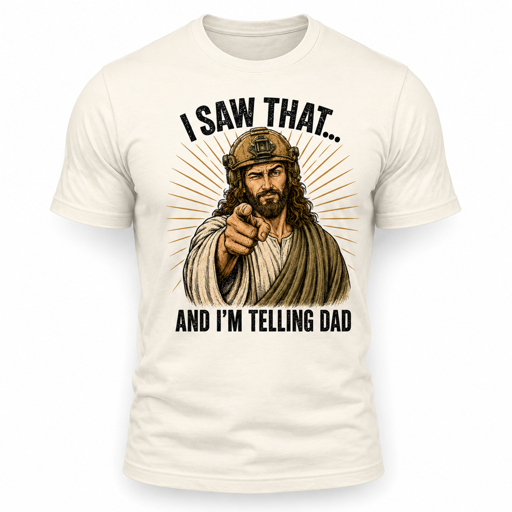 I'm Telling Dad Jesus Shirt