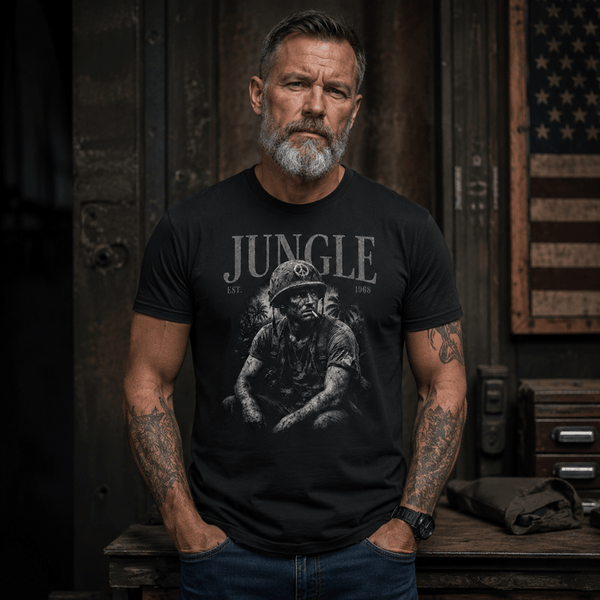 JUNGLE Vietnam Soldier Tee - VeteranShirts