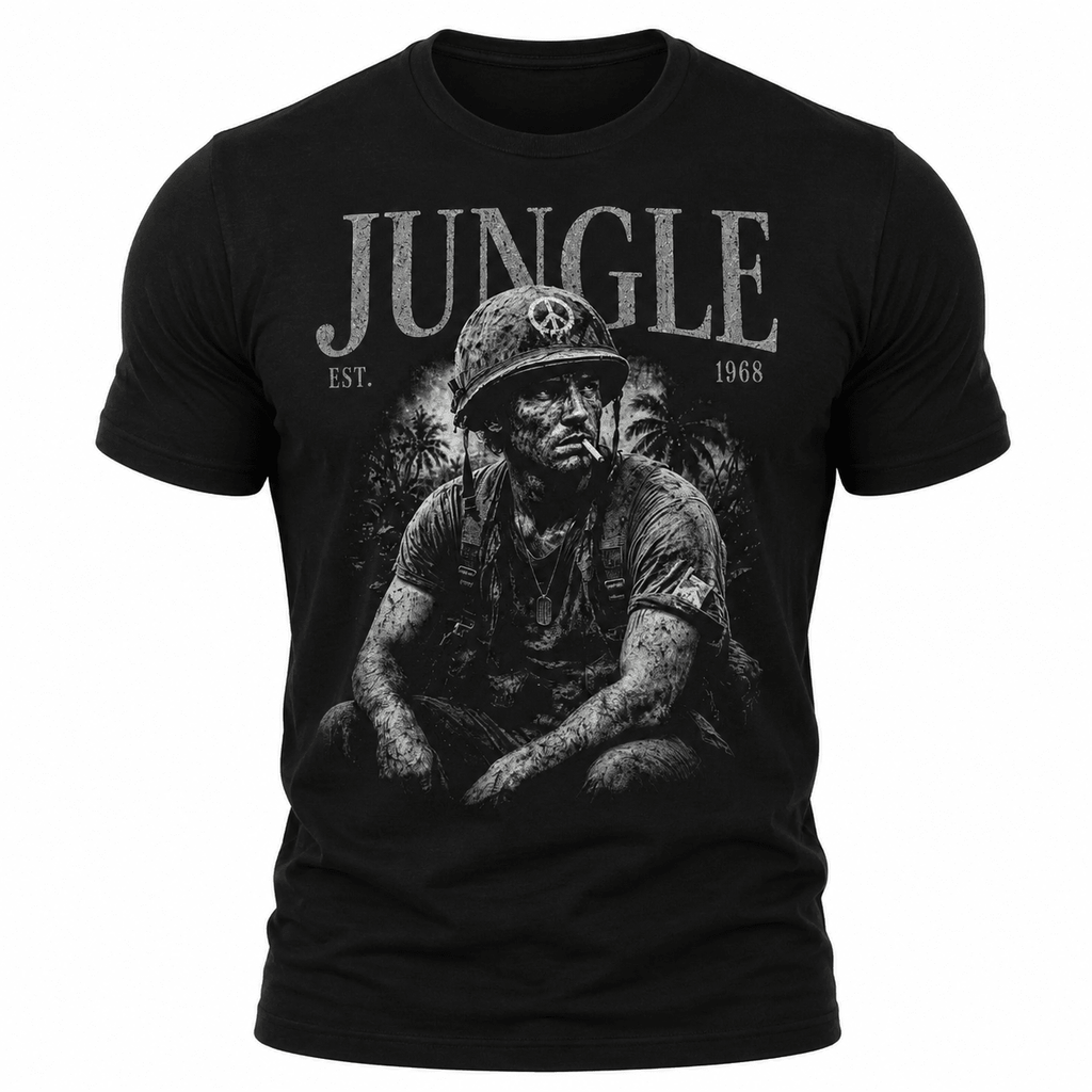 JUNGLE Vietnam Soldier Tee - VeteranShirts