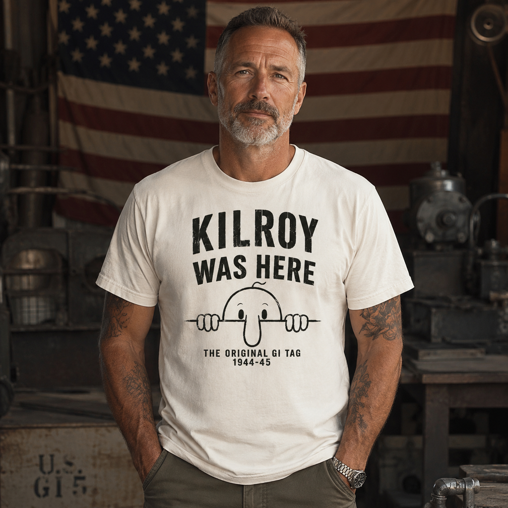 Kilroy Was Here WW2 Shirt