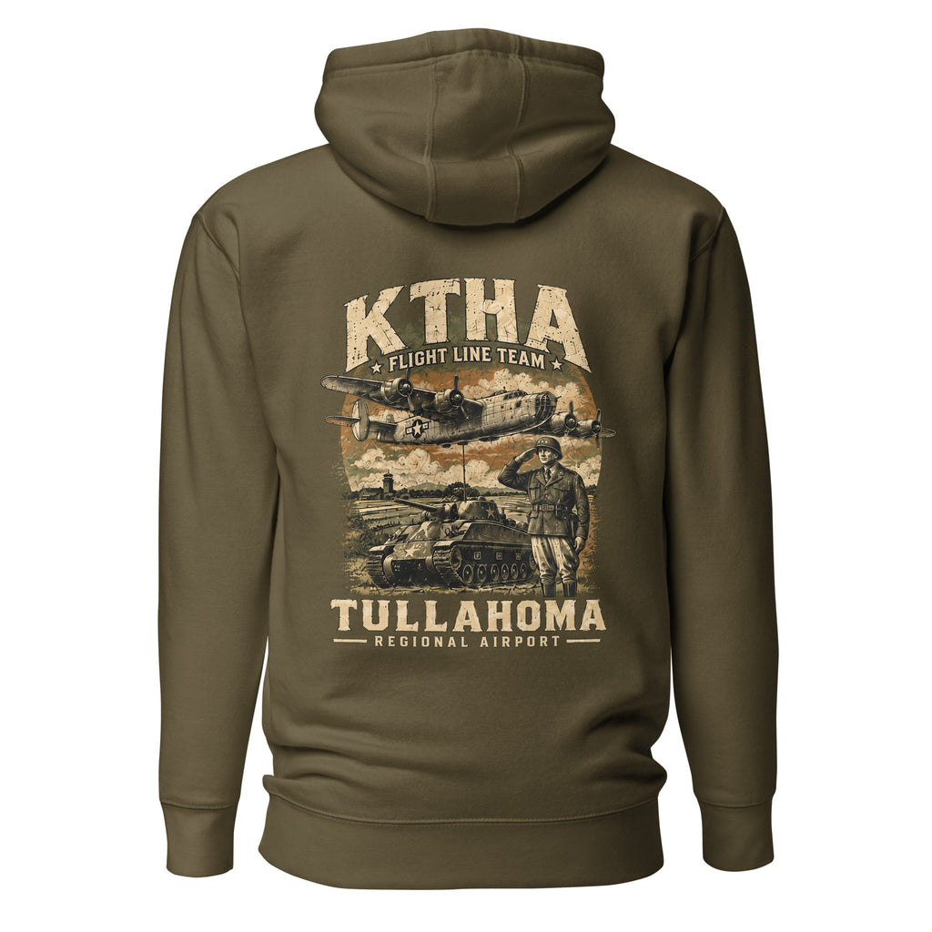 KTHA Flight Line Hoodie (Size Up Recommended For Better Fit) - VeteranShirts