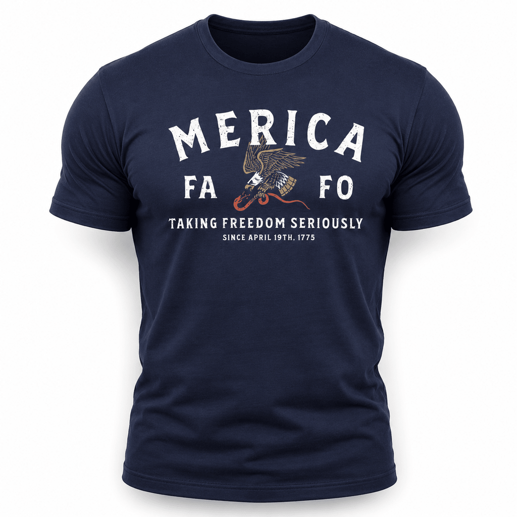 MERICA - Taking Freedom Seriously Tee - VeteranShirts