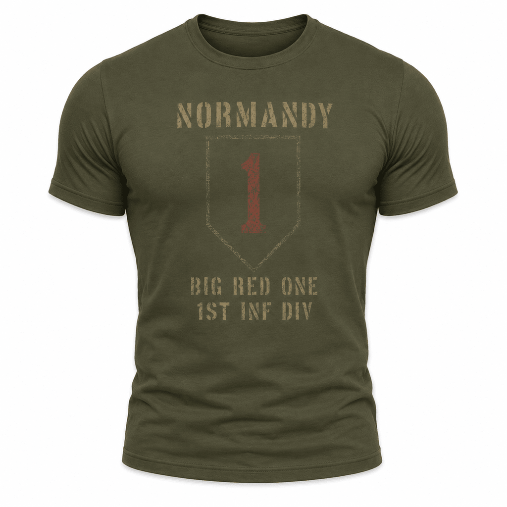 Normandy Big Red One WW2 Shirt - VeteranShirts