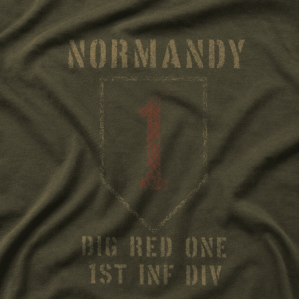 Normandy Big Red One WW2 Shirt - VeteranShirts