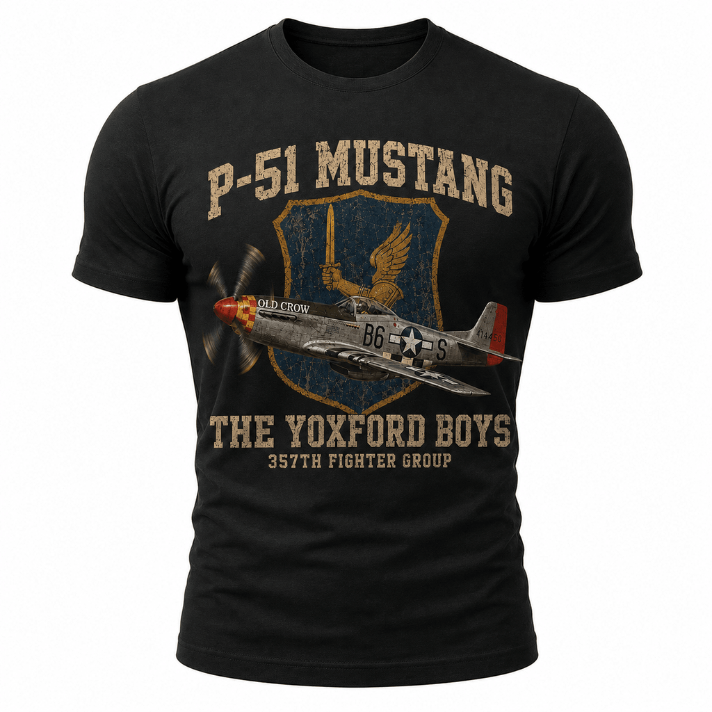 P-51 Mustang Yoxford Boys Shirt - VeteranShirts