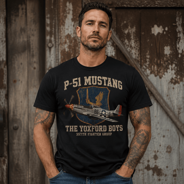 P-51 Mustang Yoxford Boys Shirt - VeteranShirts