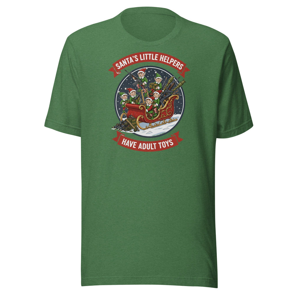 Santas Little Helpers Have Adult Toys Christmas Shirt - VeteranShirts