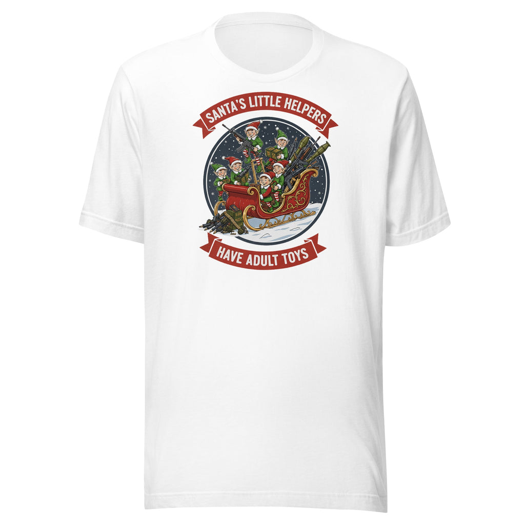 Santas Little Helpers Have Adult Toys Christmas Shirt - VeteranShirts