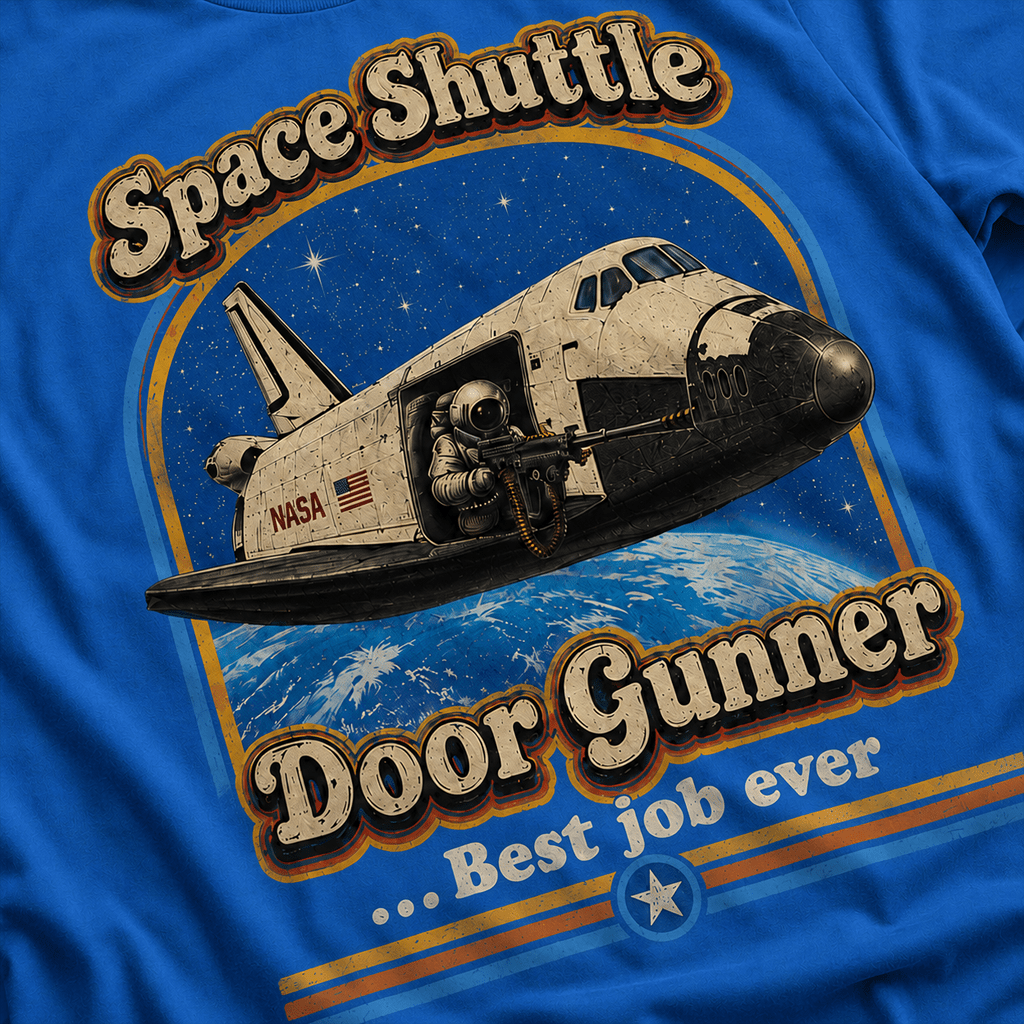 Space Shuttle Door Gunner Tee - VeteranShirts