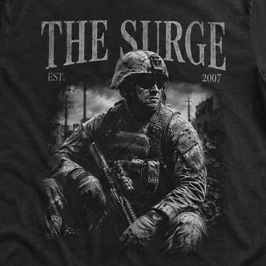 THE SURGE Iraq War Tee - VeteranShirts