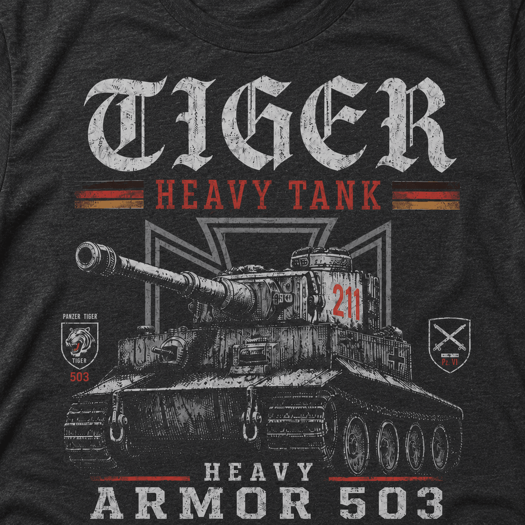 Tiger Panzer WW2 Shirt - VeteranShirts