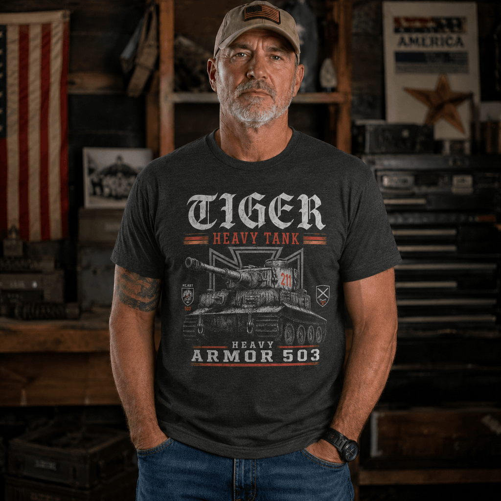 Tiger Panzer WW2 Shirt - VeteranShirts